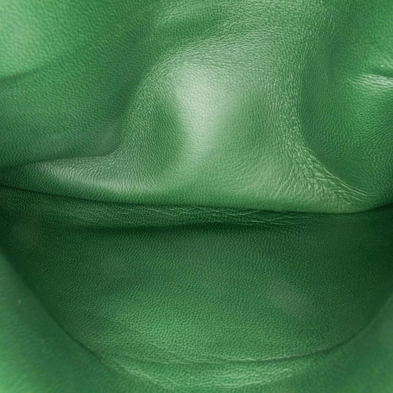 Chanel Hobo bags 2011 Medium Classic Patent Double Flap in groen