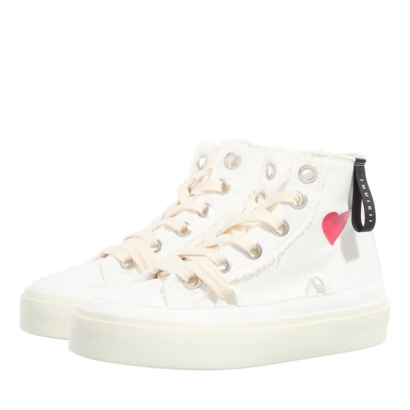 INUIKII High-Top-Sneaker DISTRESSED MATILDA White(Image 3)