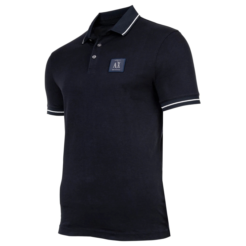 Armani Exchange Polohemd Armani Exchange A|X ARMANI EXCHANGE Herren Poloshi marine(Image 3)
