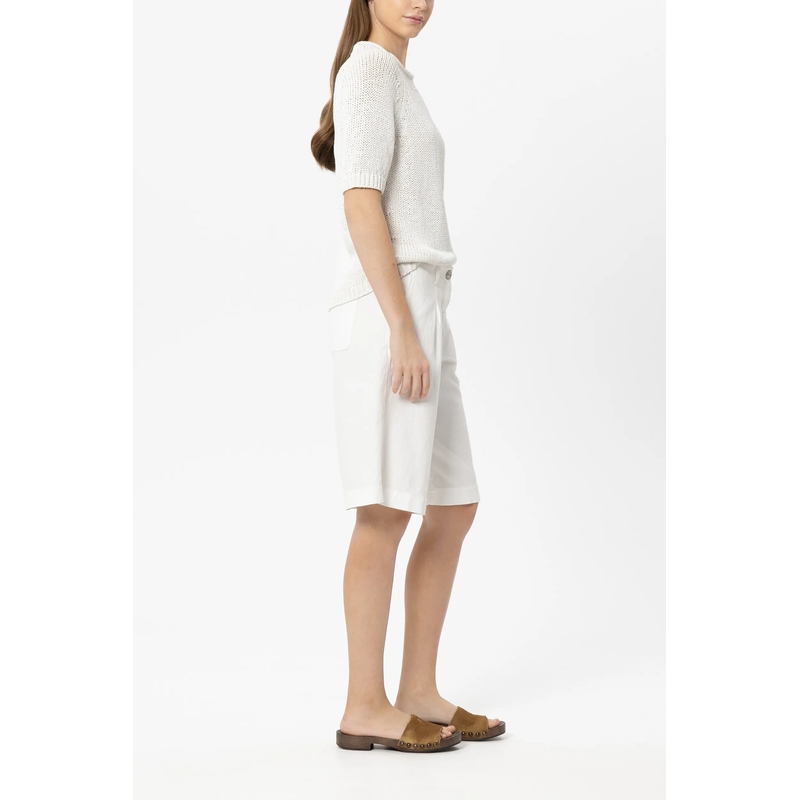 Luisa Cerano Trui Pullover Kurzarm White(Image 3)