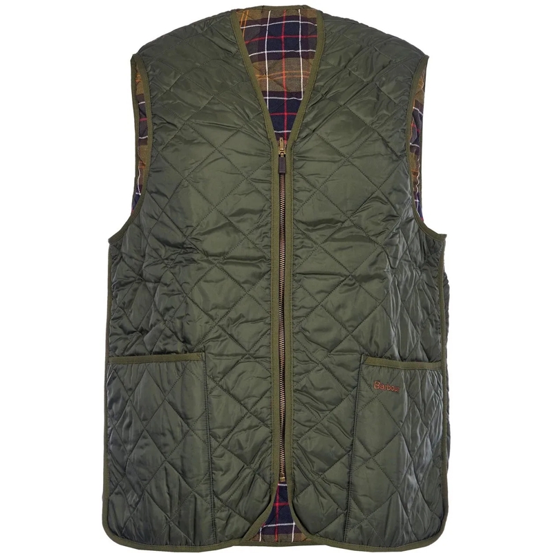 Barbour  Heren QUILTED WAISTCOAT grün