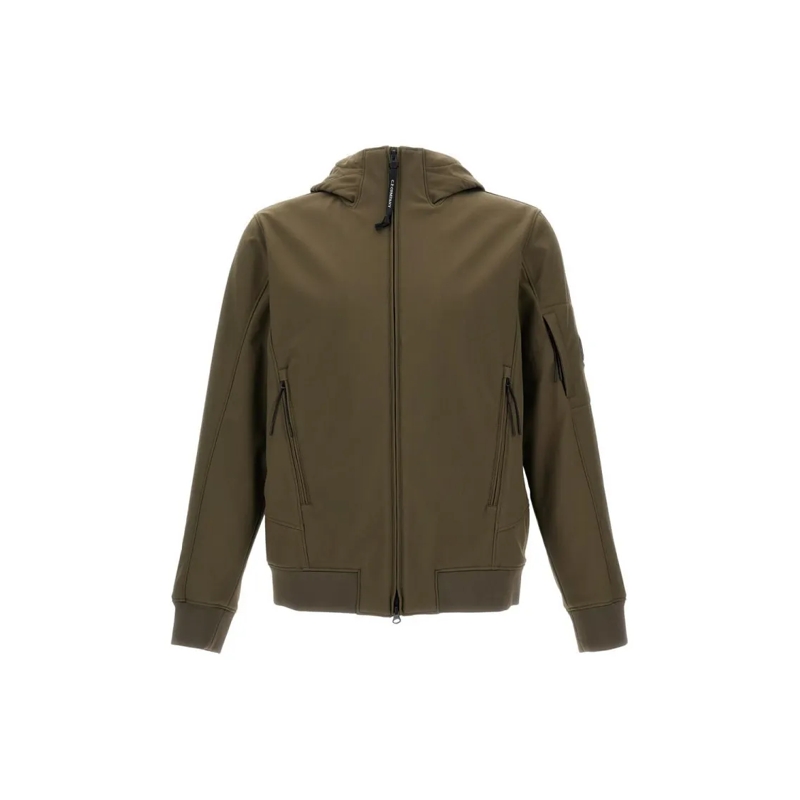 CP Company  Full Zip Rainproof Jacket With Hood Green