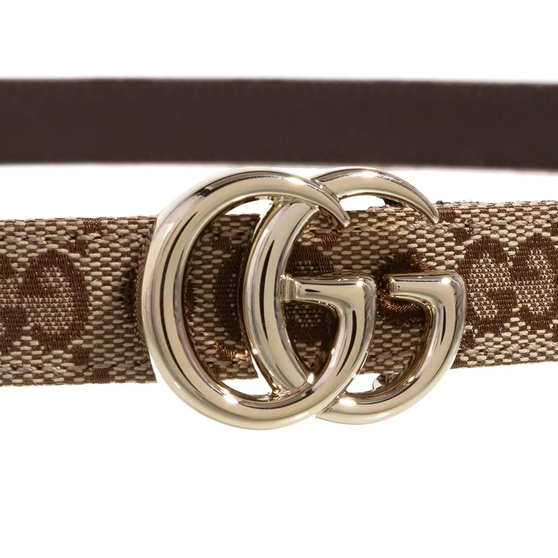 Gucci Dunne Riem Marmont Belt Beige(Image 4)