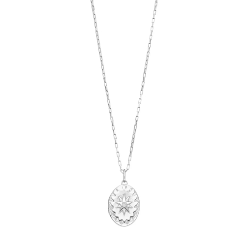Leaf Necklace Locket Sterling silver Mittellange Halskette