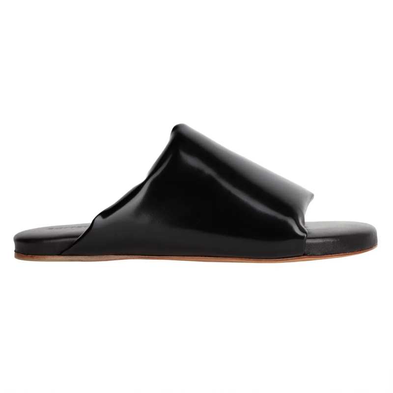 Bottega Veneta Sandalen Cushion Slides Black Black