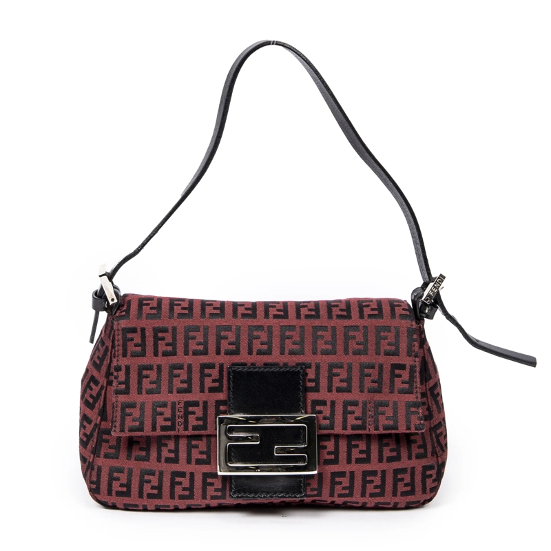 Fendi Crossbody Bag Mini Baguette rot
