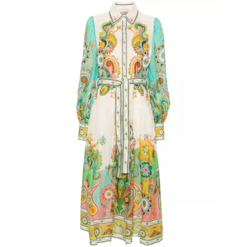 Alemais Pinball Belted Shirtdress Multicolor 