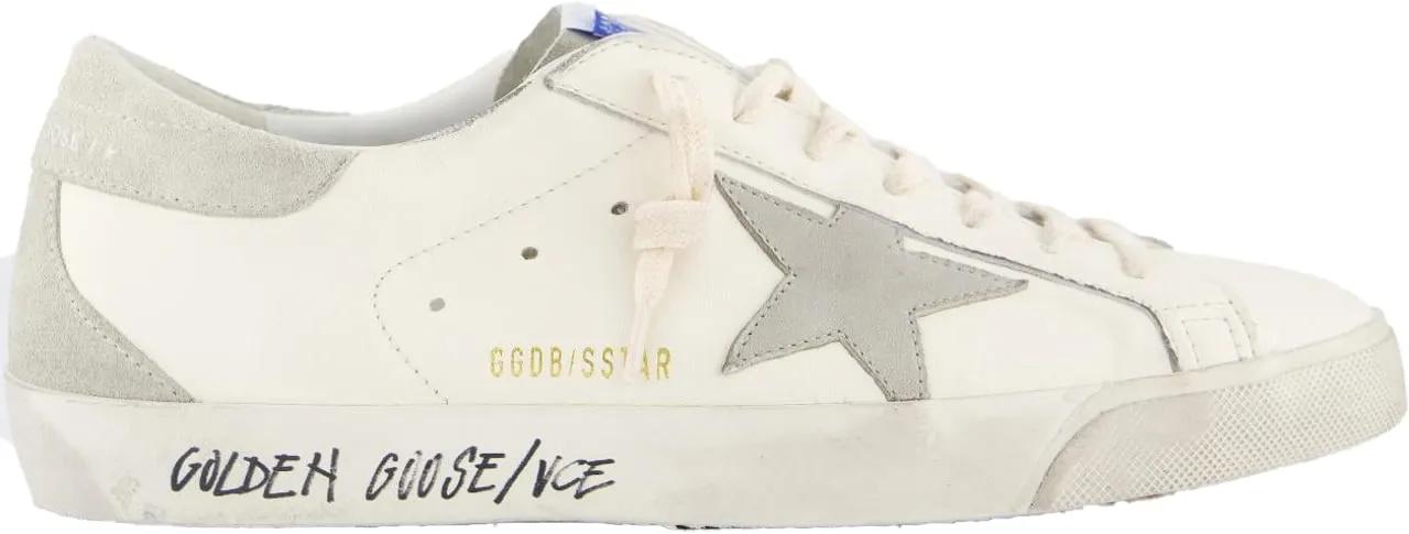 Golden Goose Low-Top Sneaker - sneakers white met grijs - Gr. 40 (EU) - in Weiß - für Herren