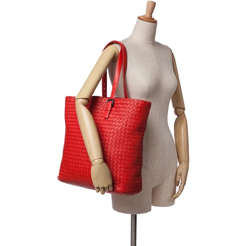 Bottega Veneta Fourre-tout 2012-2024 Nappa Intrecciato Tote rot (Image 9)
