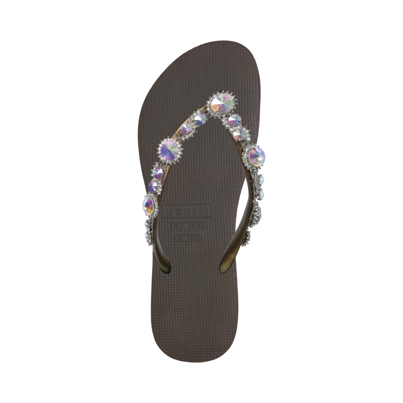UZURII Flip Flops Zehentrenner Chrystal Marilyn mocca(Image 3)