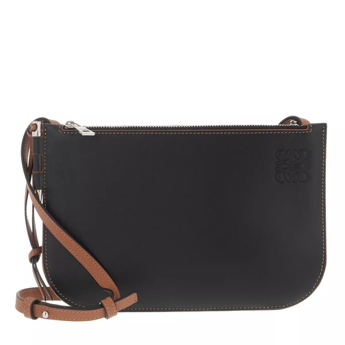Loewe Crossbody Bag Leather Black/Tan Mini Tas
