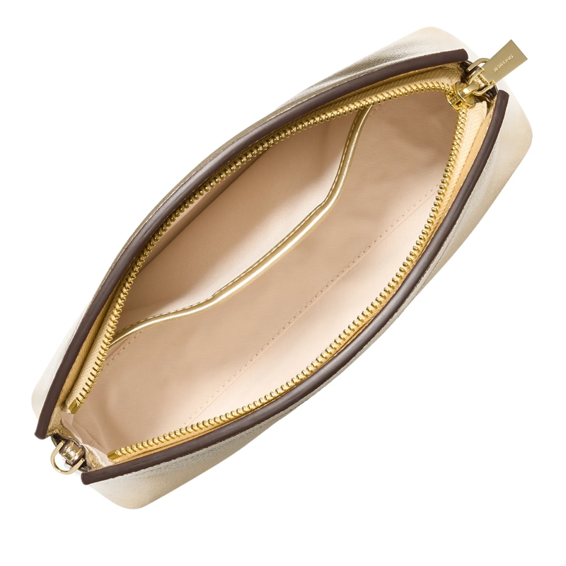 MICHAEL Michael Kors Clutch Sm Dome Chn Clutch Xbody Pale Gold(Image 3)