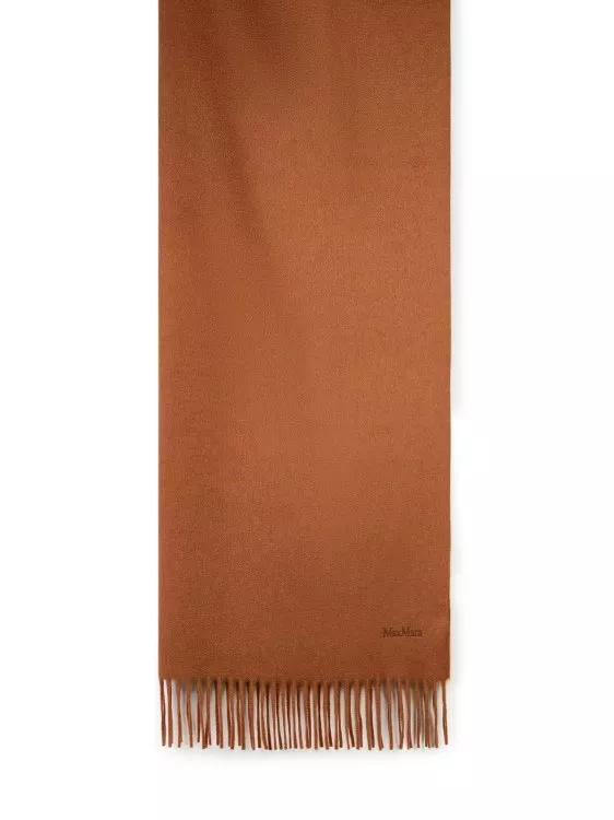 Max Mara Tücher & Schals - Baci%27 Light Brown Chasmere Scarf - Gr. unisize - in Braun - für Damen