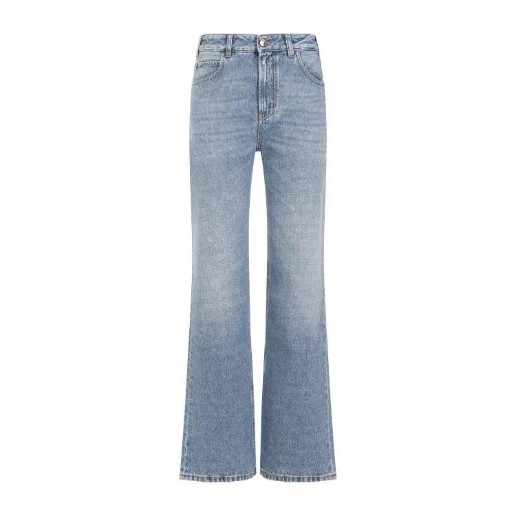 Chloé - Foggy Blue Cotton Jeans - Größe 27 - blue