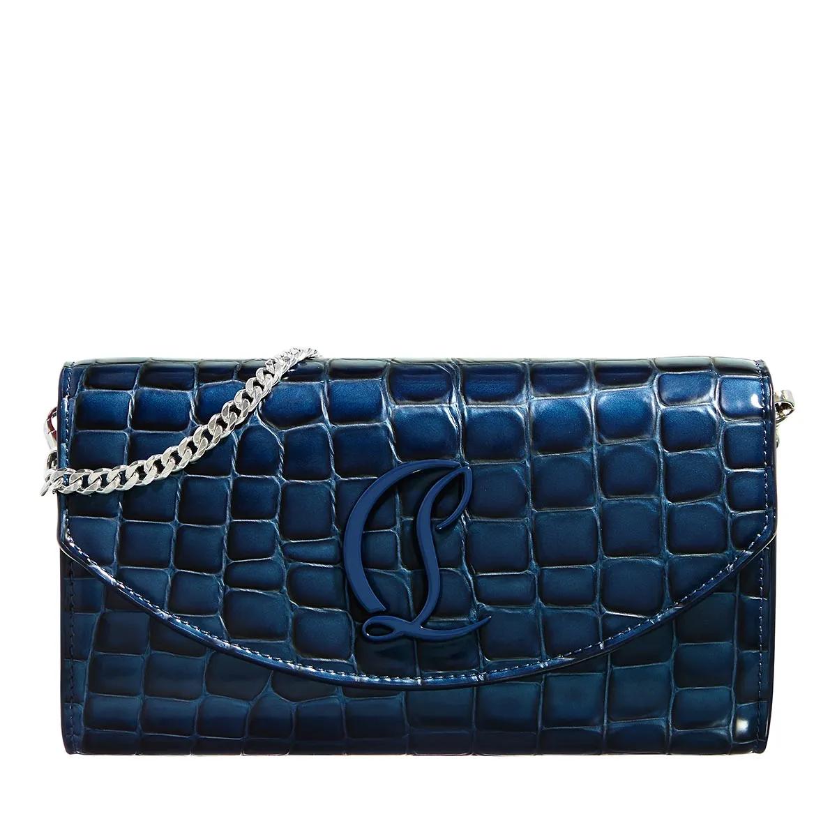 Christian Louboutin Clutches - Loubi54 Clutch Bag - Gr. unisize - in Blau - für Damen