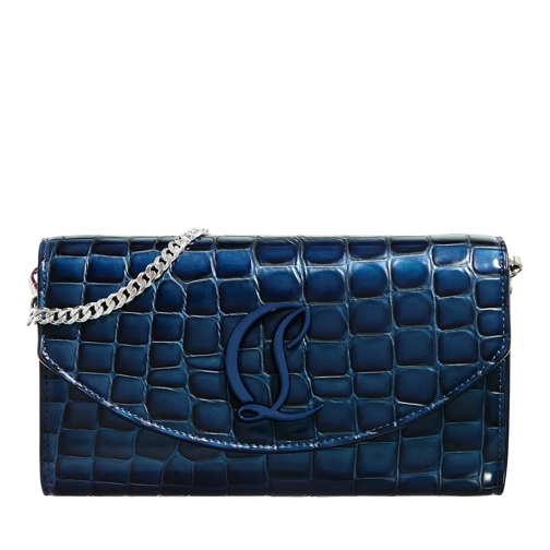 Christian Louboutin Loubi54 Clutch Bag Denim Borsetta clutch