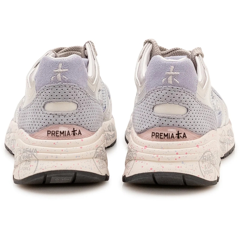 Premiata Sneaker basse Sneakers Stringate con Inserti in Rete grau(Image 3)