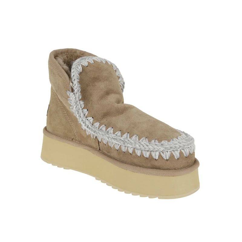 Mou Bottes Mini Eskimo Platform Boot Neutrals