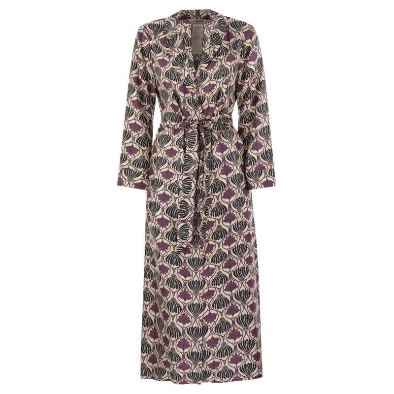Max Mara Tunika/Kaftan Albert - Printed Silk Kaftan Dress Multicolor