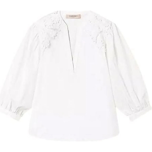 Twin-Set Blusen Twin-set Shirts White weiß