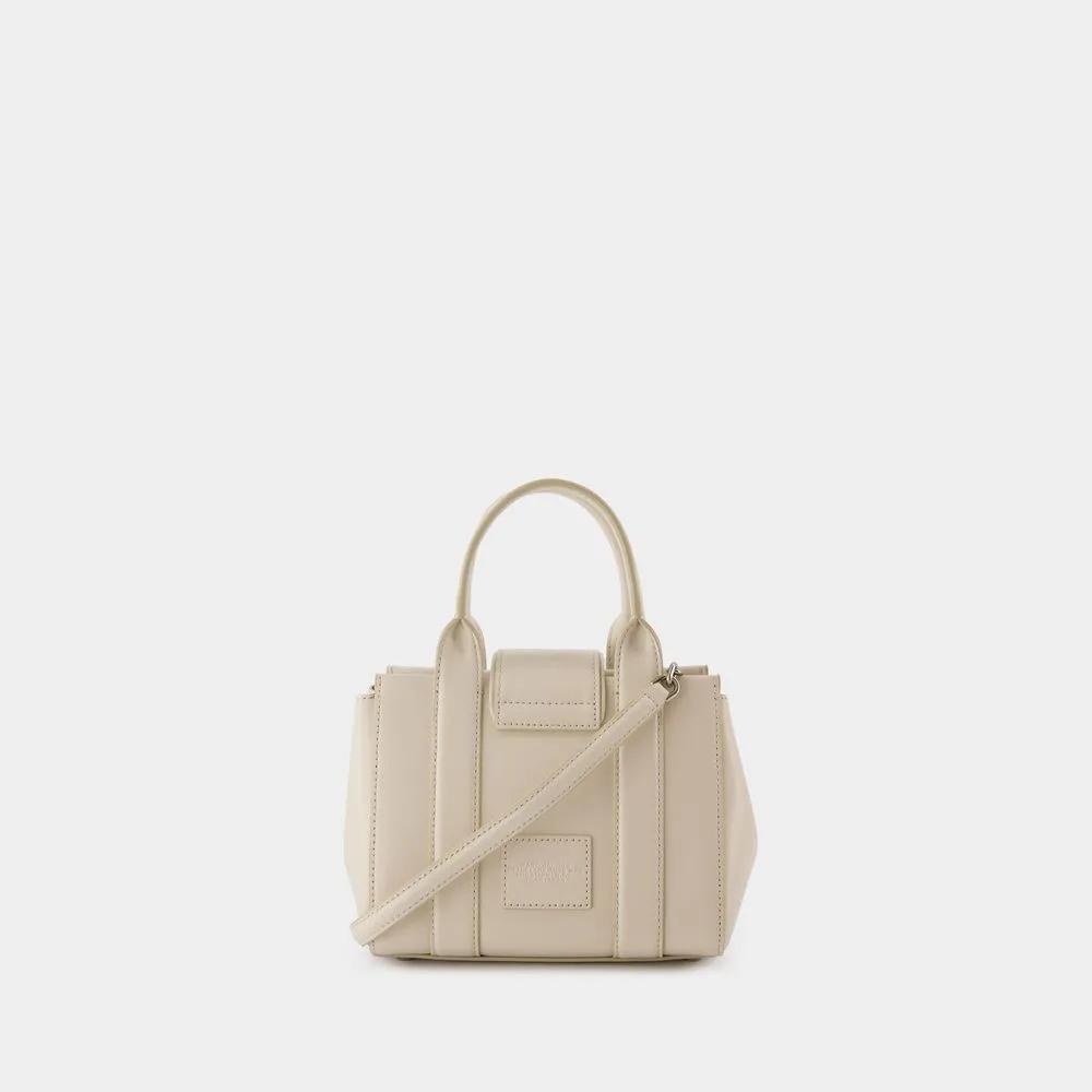 Marc Jacobs Totes & shoppers The Mini Tote Leather White in wit