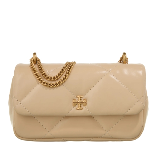 Tory Burch Crossbody Bag Kira Diamond Quilt Mini Flap Bag Vanilla Soft Serve