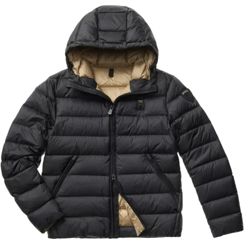 Blauer Daunenjacken Coats Black schwarz