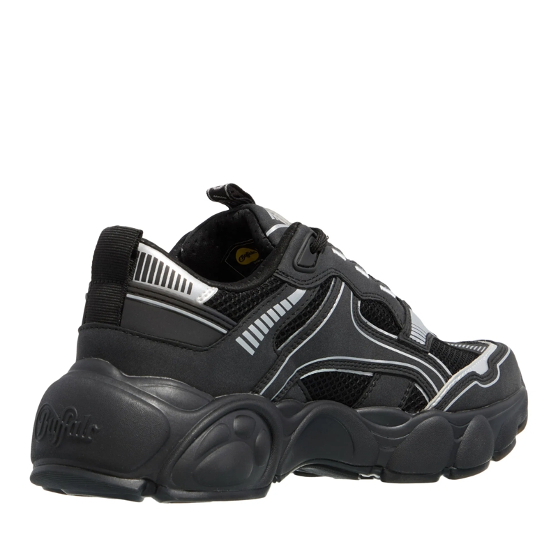 Buffalo Low-Top-Sneaker Cld Run Jog Black/Silver(Image 3)