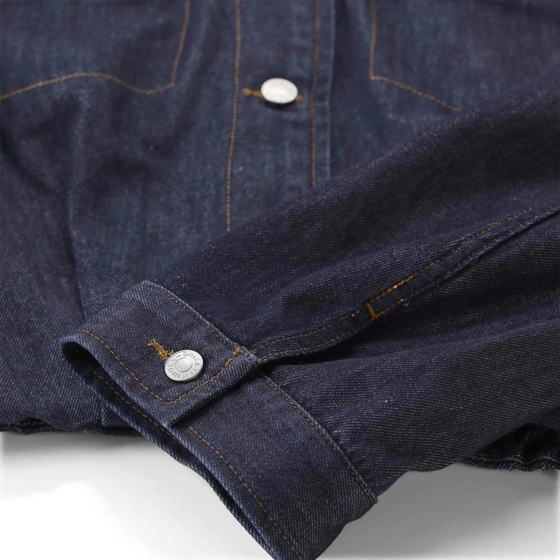 Dries Van Noten Veste de transition Jeansjacke Vesto blau(Image 6)