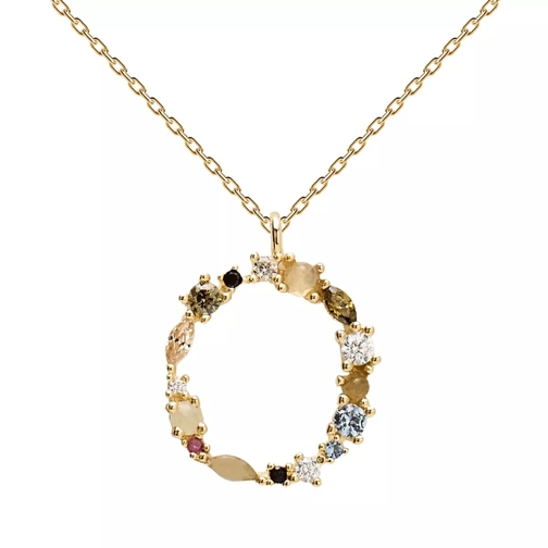 PDPAOLA O Necklace Yellow Gold Mittellange Halskette
