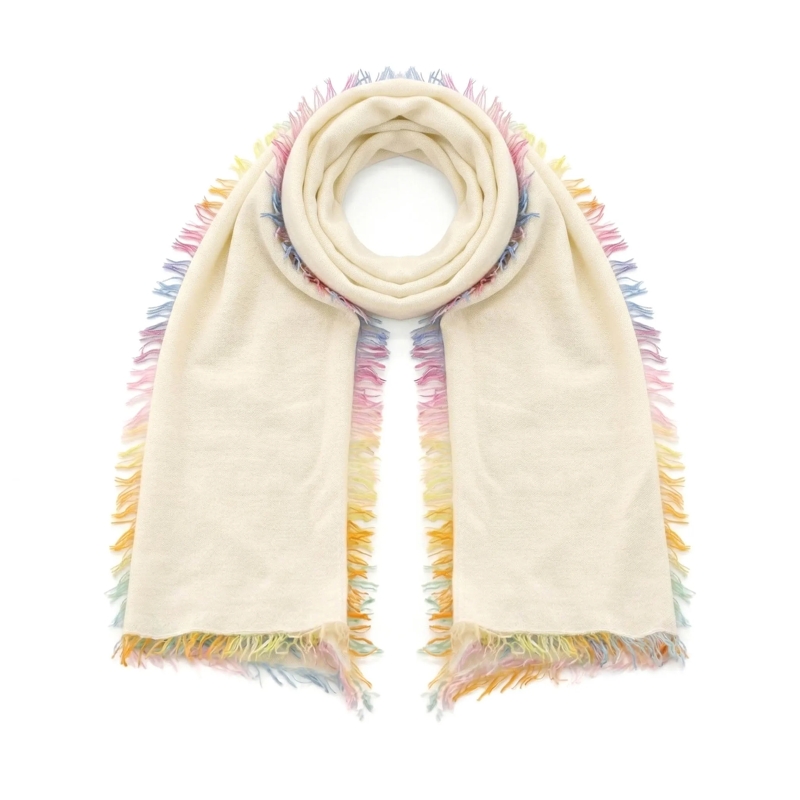 Faliero Sarti Leichter Schal Tuch Adriana beige