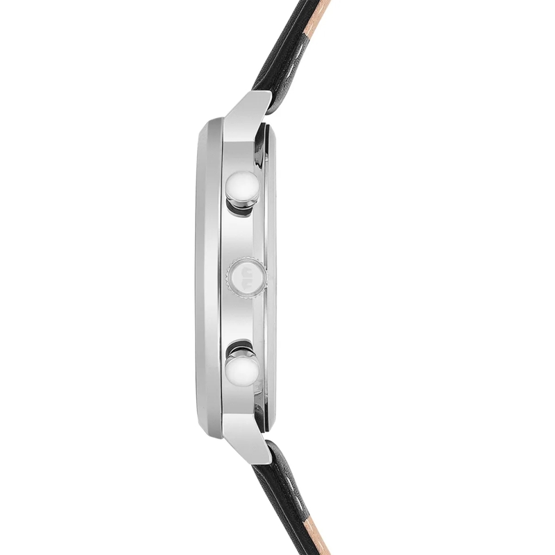 Rhodenwald & Söhne Automatikuhr Herren Armbanduhr Arakon Echtleder silber(Image 4)