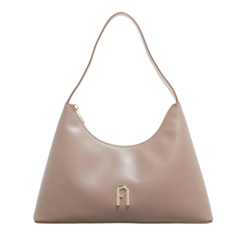Furla Hobo Bag Furla Diamante S Shoulder Bag Greige