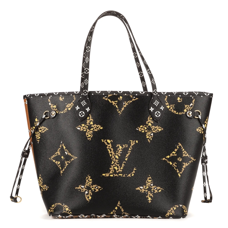 Louis Vuitton Crossbody Bag Ltd. Ed. Jungle Neverfull MM schwarz
