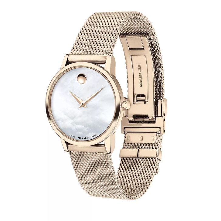 Movado museum outlet classic rose gold