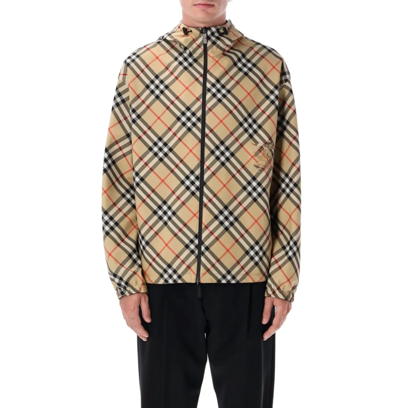 Burberry Daunenjacke London Reversible Check Hooded Jacket Neutrals