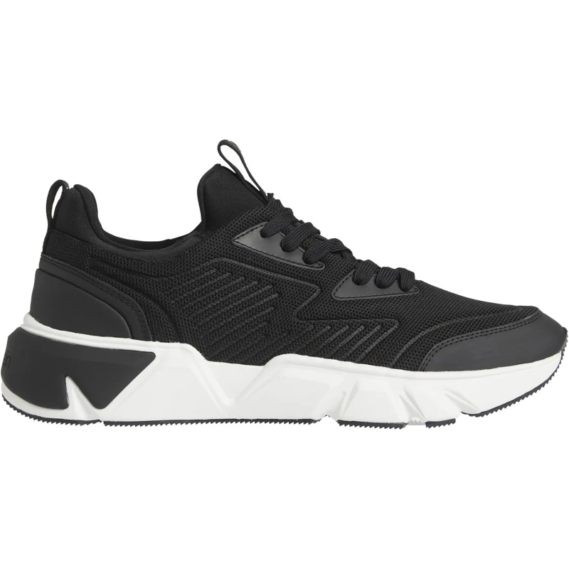 Calvin Klein Lage-top sneaker Black Sneakers With Textured Upper And Rubber Sole Black