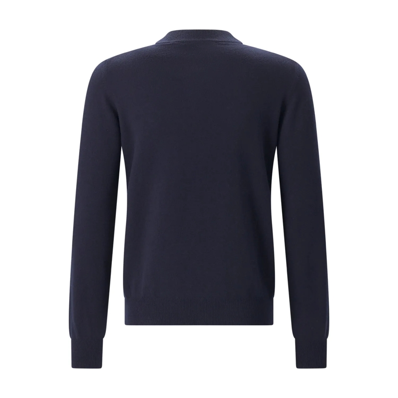 Gran Sasso Pull à col roulé Pullover aus Schurwolle & Kaschmir dunkelblau(Image 2)