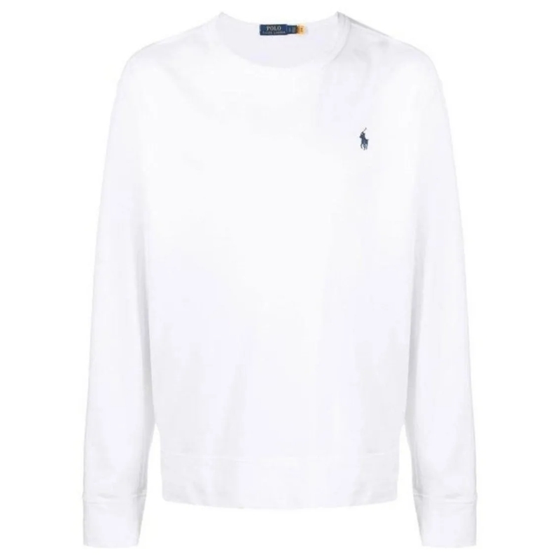 Polo Ralph Lauren  White Cotton Sweatshirt White