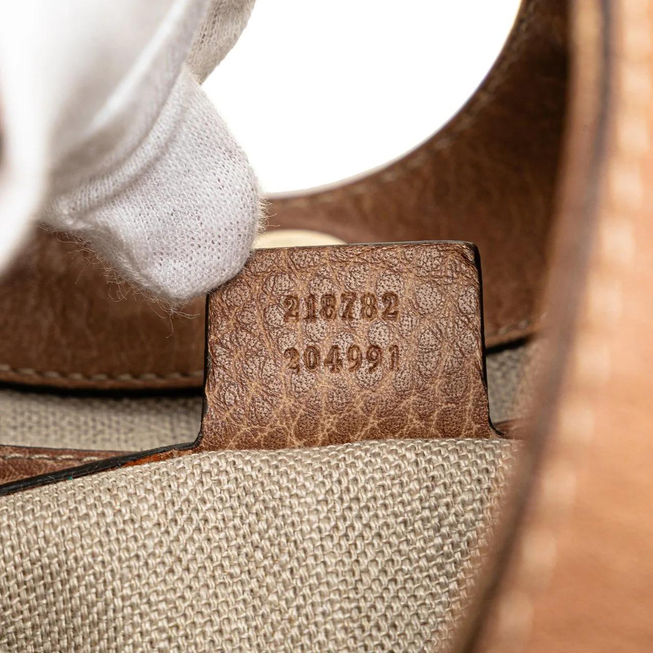 Thumbnail - Gucci Hobo Bags - Medium Grained Calfskin Charlotte Hobo - Gr. unisize - in Braun - für Damen