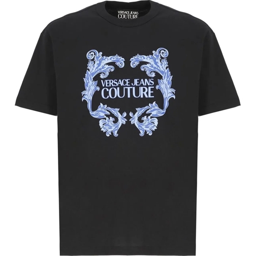 Versace Jeans Couture T-Shirts T-Shirt Serigrafiche schwarz