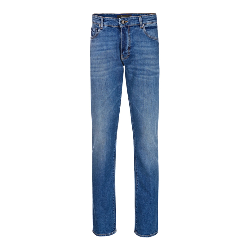 BILLIONAIRE Straight-Leg-Jeans Jeans Regular Fit dunkel-blau