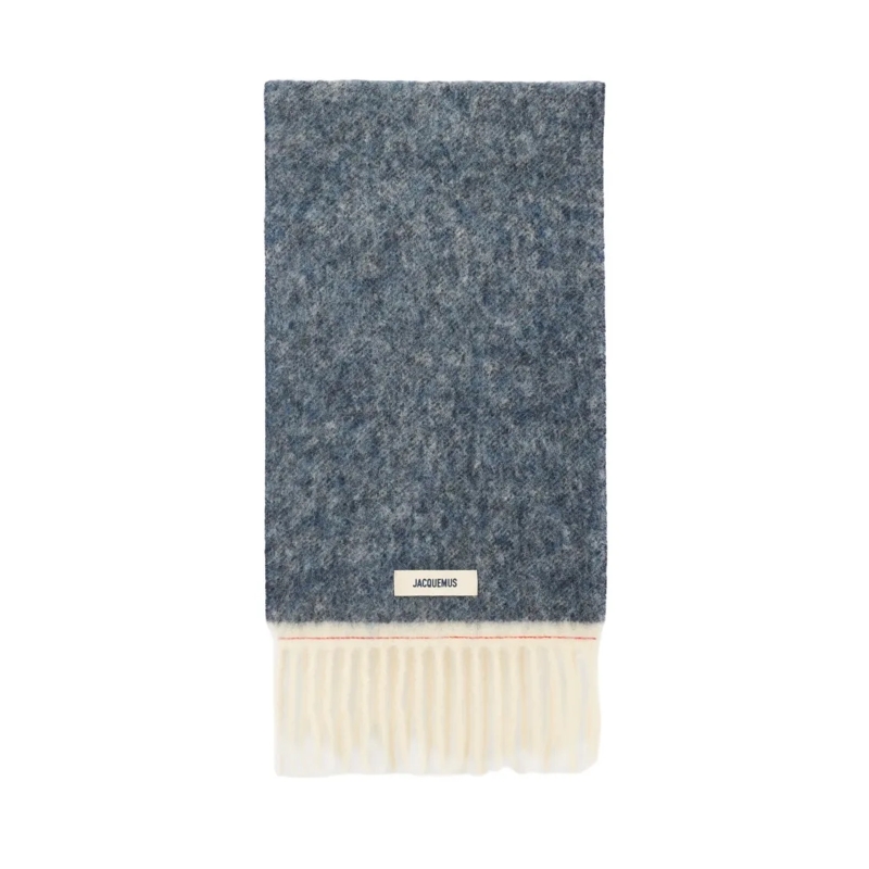 Jacquemus Écharpe légère The Carro Scarf Blue
