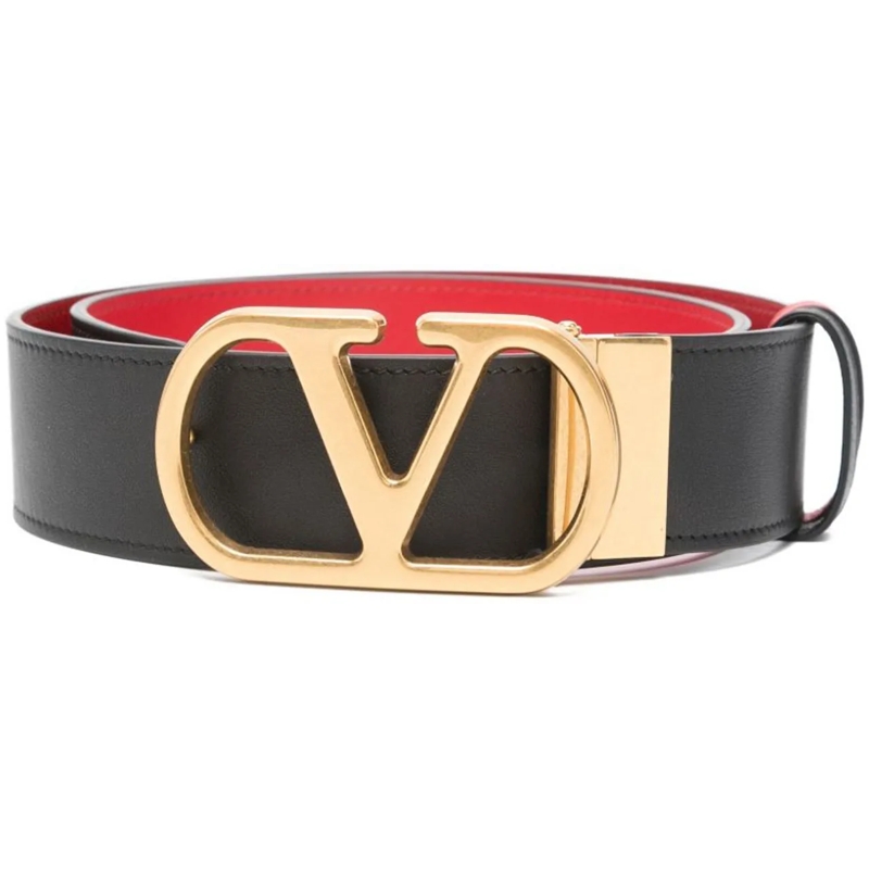 Valentino Garavani Ledergürtel Belts Black schwarz