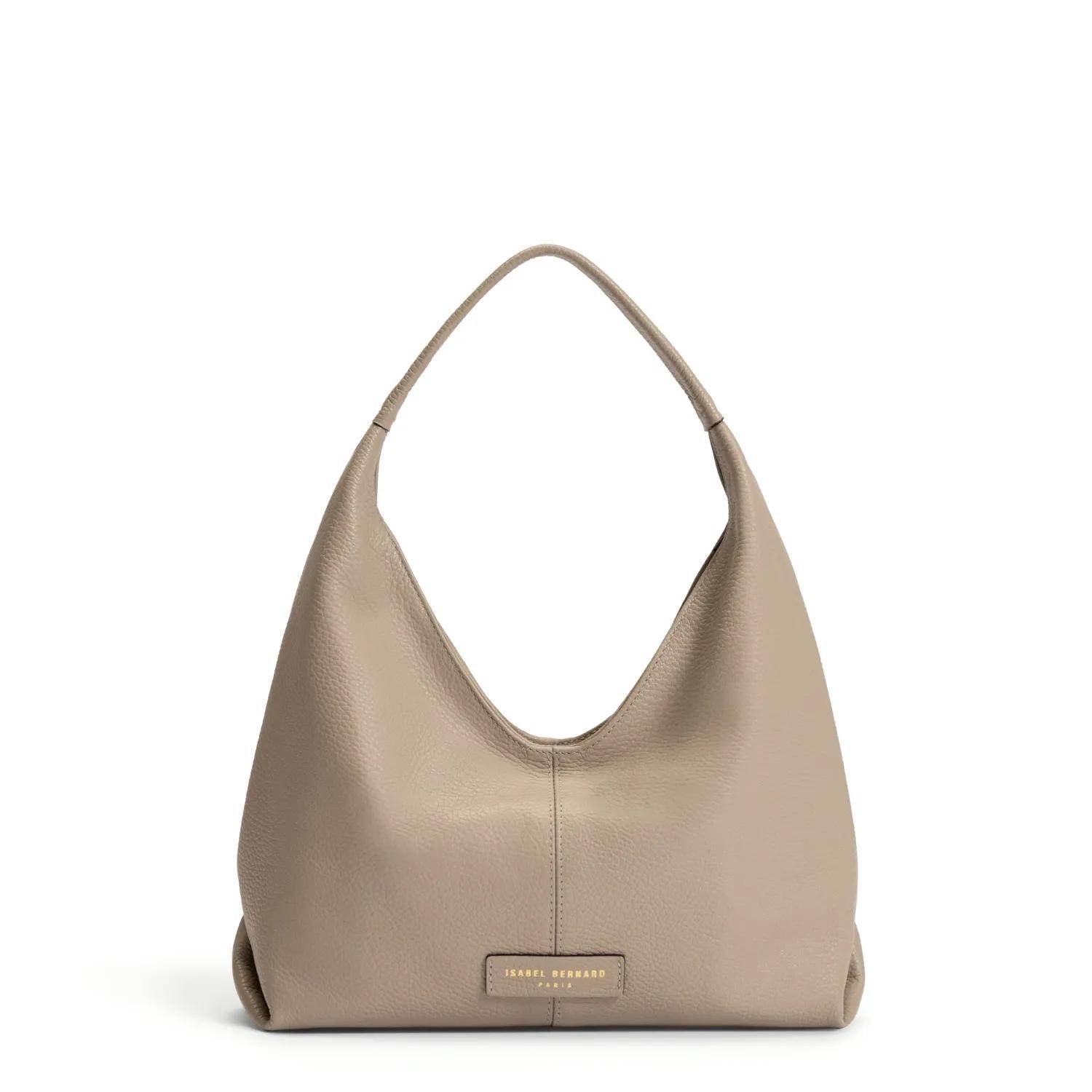 Isabel Bernard Crossbody Bags - Honore Grace mini Handtasche - Gr. unisize - in Taupe - für Damen - aus Kalbsleder