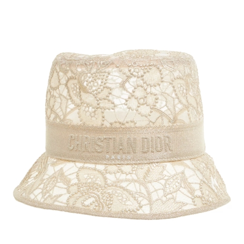Christian Dior D Bobby Hat Lace Gold Fischerhut