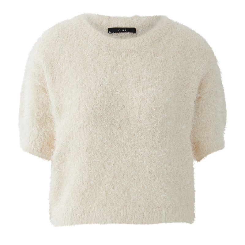 Oui Pullover Pullover creme
