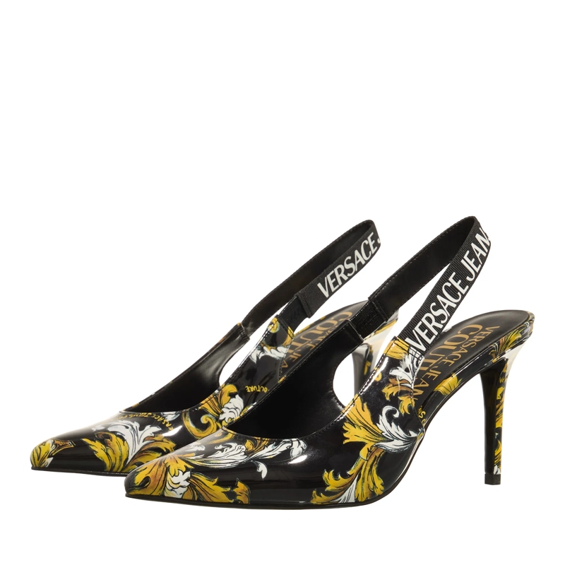 Versace Jeans Couture Pumps Fondo Scarlett Dis. S52 Black + Gold(Image 3)