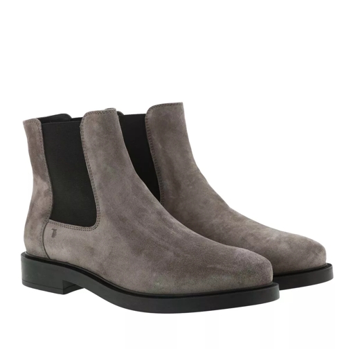 Tod's Chelsea Boots Leather Grigio Street Botte Chelsea