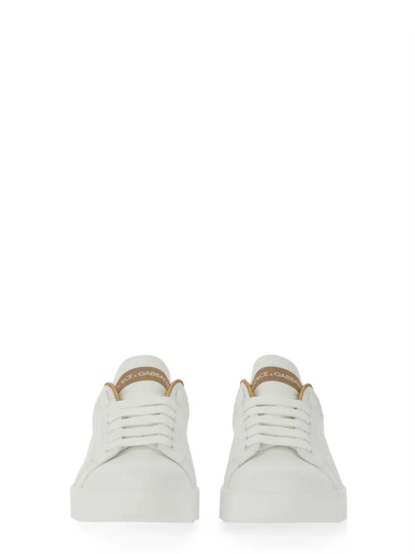 Thumbnail - Dolce&Gabbana Low-Top Sneaker - Portofino Sneaker - Gr. 38 (EU) - in Weiß - für Damen